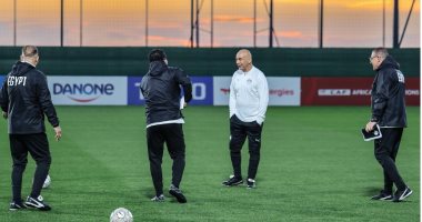 استعدادات منتخب مصر لمواجهة زيمبابوي في كأس الأمم الأفريقية 2025.. صور الحصة التدريبية
